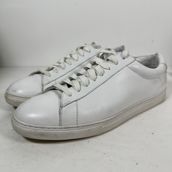 Oliver Cabell Low 1 Mens Size 44 US 11 Sneakers Shoes White Calfskin Leather